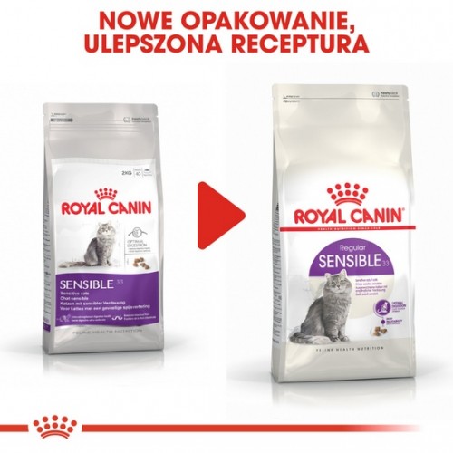 Royal Canin Sensible karma sucha dla kotów dorosłych, o wrażliwym przewodzie pokarmowym 10kg