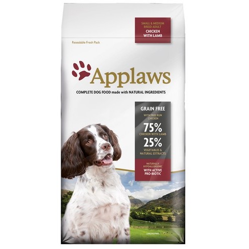 Applaws Adult Dog Small & Medium Breed Kurczak z jagnięciną 7,5kg