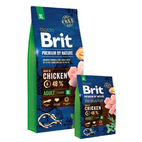 Brit Premium By Nature Adult XL Extra Large 15kg