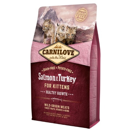 Carnilove Cat Salmon & Turkey for Kittens - łosoś i indyk 2kg