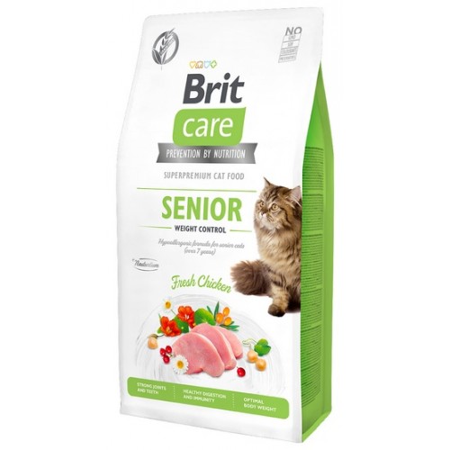 Brit Care Cat Grain Free Senior Weight Control 2kg
