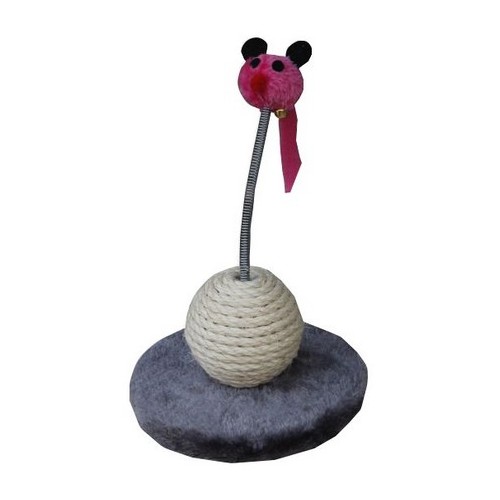 Yarro Drapak Mini Myszka różowo-szary 18x12x18cm [Y1142]