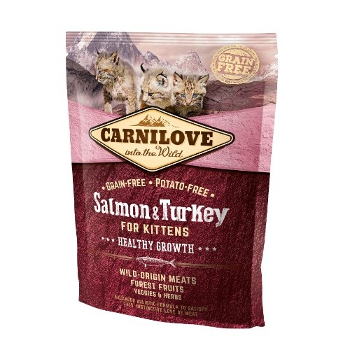 Carnilove Cat Salmon & Turkey for Kittens - łosoś i indyk 400g