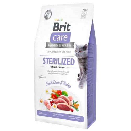 Brit Care Cat Grain Free Sterilized Weight Control 400g