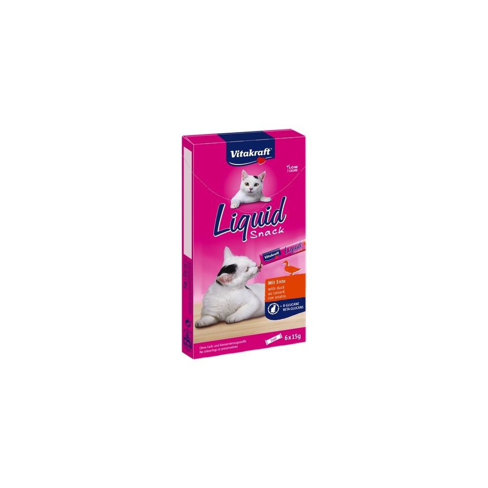 Vitakraft Cat Liquid-Snack z Kaczką 6x15g [23520]