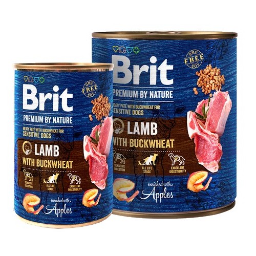 Brit Premium By Nature Lamb & Buckwheat puszka 800g