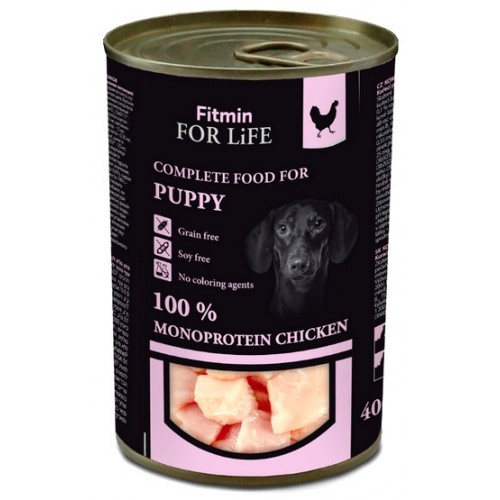 Fitmin Dog For Life Puppy Chicken puszka 400g