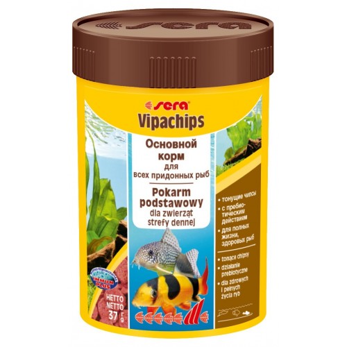 Vipachips Nature 100 ml, chipsy tonące - pokarm podstawowy