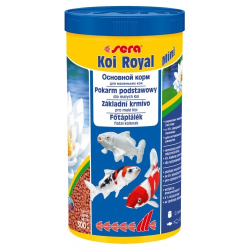 Koi Royal Mini 1.000 ml, granulat - pokarm postawowy dla Koi
