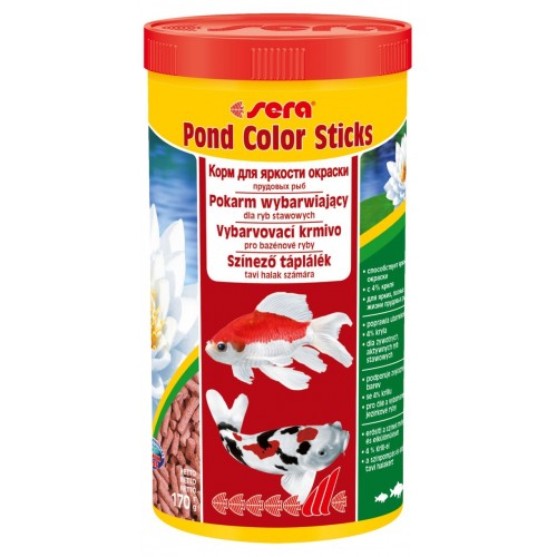 Pond Color Sticks  1.000 ml, granulat - pokarm wybarwiający dla ryb stawowych
