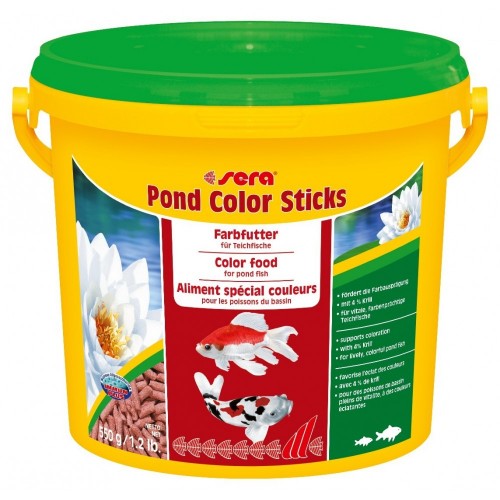 Pond Color Sticks  3.800 ml, granulat - pokarm wybarwiający dla ryb stawowych
