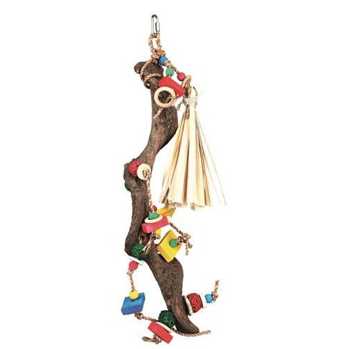 Zabawka z naturalnego drzewa dla papug, 56 cm