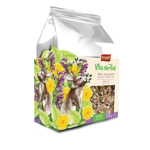Vita Herbal dla królika, mix ziołowy, 150g, 4szt/disp