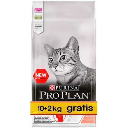 Purina Pro Plan Cat Sterilised Optisenses Salmon 12kg (10+2kg gratis)