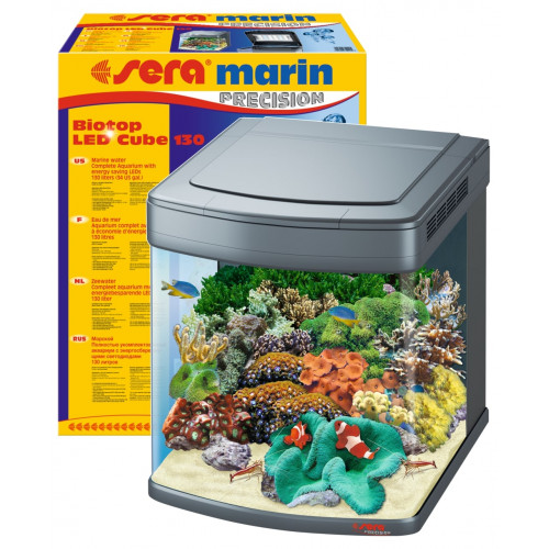 Zestaw akwariowy morski marin Biotop LED Cube 130 L