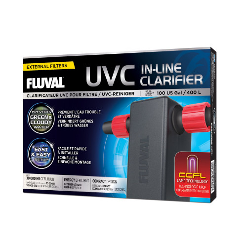 Sterylizator UVC In-Line Clarifier, 16x13x6,6cm, 3W, max. 400L