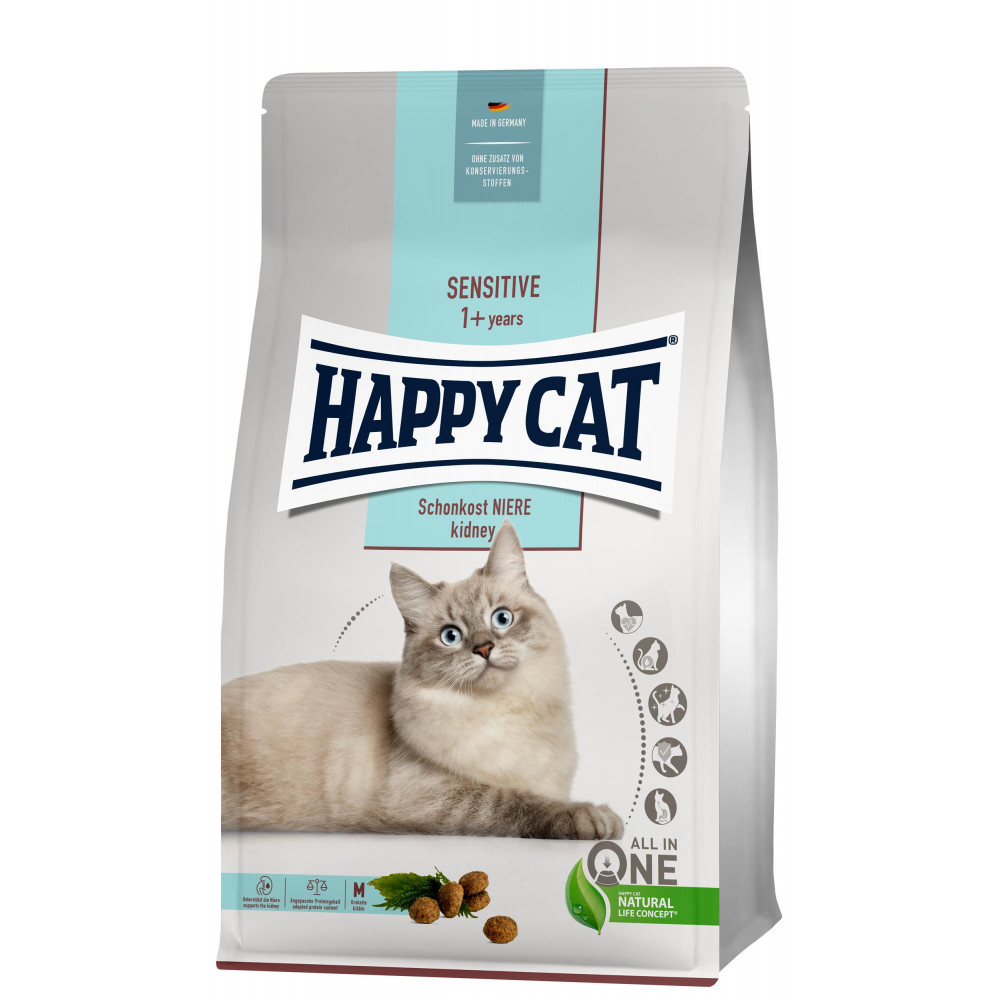 Sensitive Kidney, sucha karma, dla kotów dorosłych, dla zdrowych nerek, 4 kg, worek