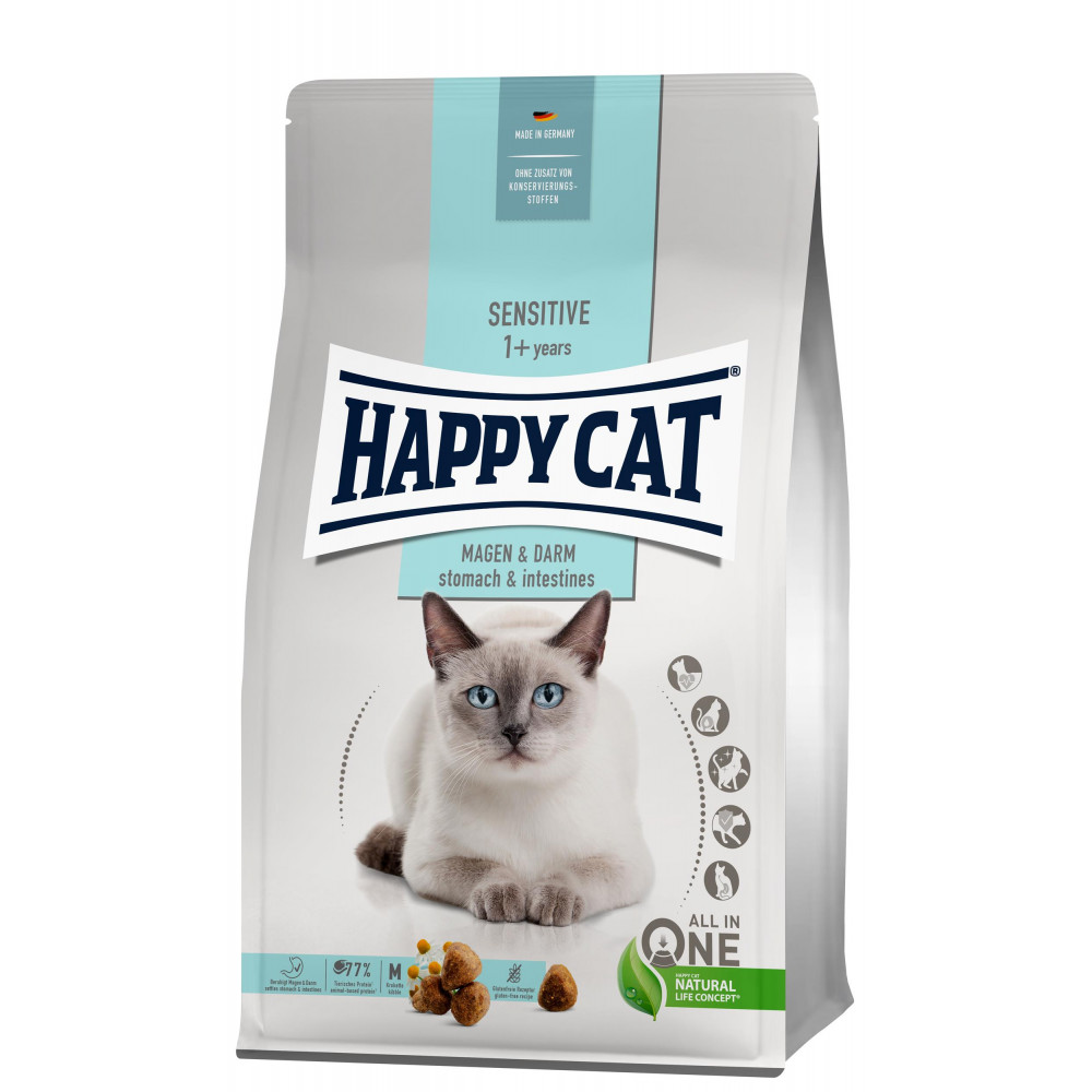 Sensitive Stomach & Intestines, sucha karma, dla dorosłych kotów o wrażliwym układzie pokarmowym, 1,3 kg, worek