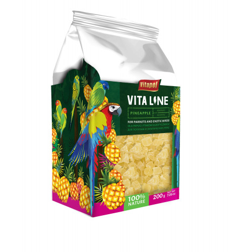 Vitaline Ananas dla papug i ptaków ezgzotycznych, 200g, 4szt/disp